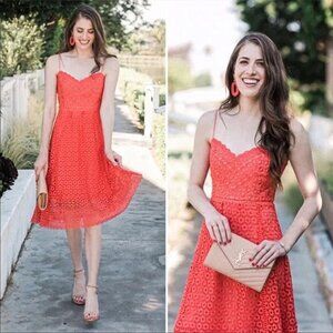 J. Crew Daisy Lace Midi Dress